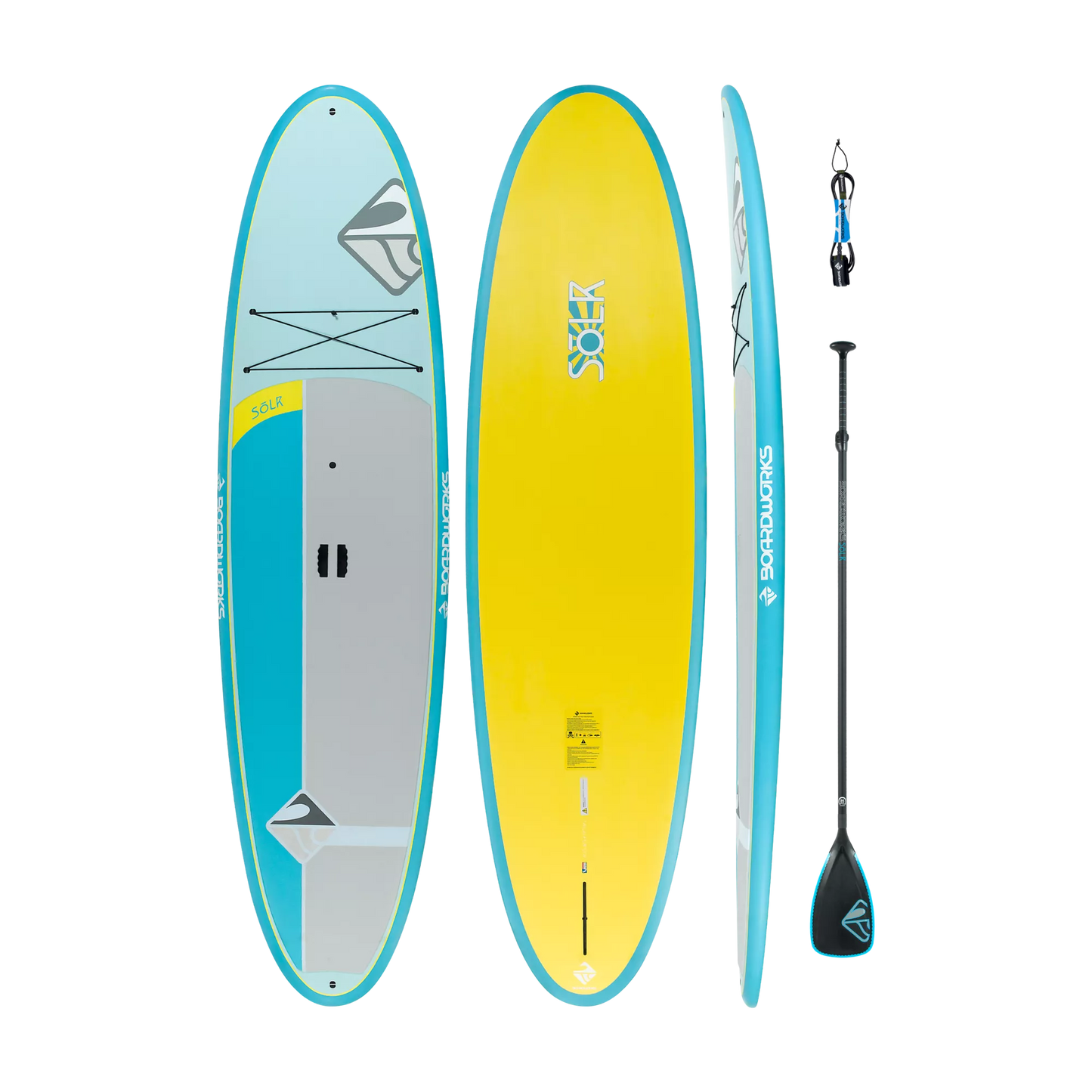 Boardworks Solr 10'6"  All-Around Paddle Board con Remo y Leash